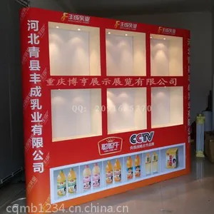 重庆拉网展架、促销展台、活动展板、折叠屏风