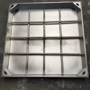 綦江方形不锈钢雨污水井盖/全隐形井盖15928987618