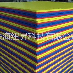批发供应 纽昇NC001 10倍XPE海绵 蓝&黄&红通用体操垫、运动垫子 30*800*800mm