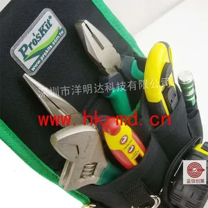 供应台湾宝工 加厚型 双钳工具包 ST-5208 工具腰包 电工包 挂包