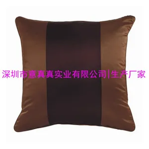 深圳哪里有抱枕定做厂家 定制LOGO图案毛绒正方形枕加工厂