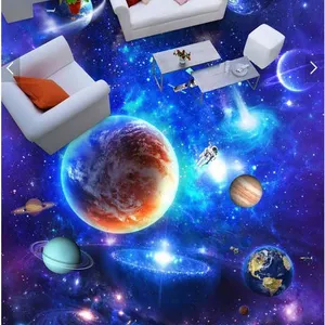 星空银河宇宙3D地板地台地贴