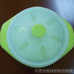 硅胶蒸锅 硅胶蒸笼 硅胶厨房用具 耐高温食品级硅胶可折叠小蒸锅