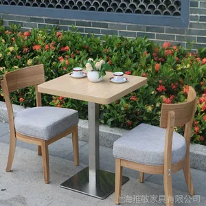咖啡厅桌椅 甜品店桌椅奶茶店快餐桌椅订做休闲商务桌椅组合定做