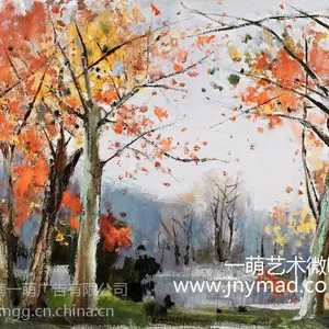艺术微喷油画 宣纸 丝绢 装饰画,进口爱普生9908 原装9色墨水!