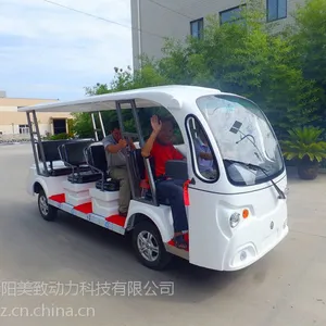 工厂直销 四轮11座电动观光车 景区旅游游览车 楼盘看房车