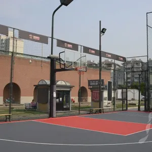 塑胶篮球场施工价格 同欣橡胶球场