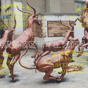 供应武汉玻璃钢仿真豹子仿真羚羊