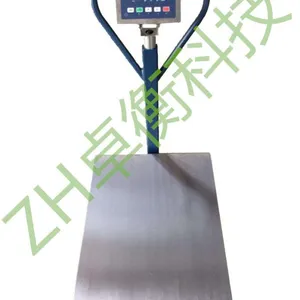 厂家直供ZH/卓衡TT电子秤、移动式电子台秤、带滚轮100kg、150kg、300kg