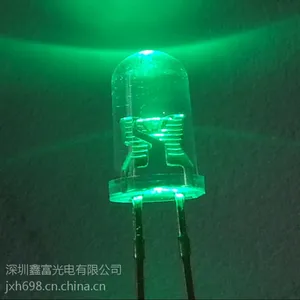 优质供应交通信号灯F5圆头灯珠 高亮泰谷 绿光(XF-R05AGCE-BV2)