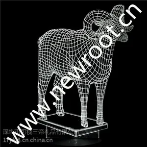 礼品市场***的一款产品3D视觉创意照明台灯
