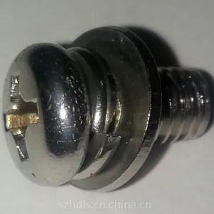 [100粒]304圆头十字三组合不锈钢组合螺丝 螺钉 M2 M2.5 M3