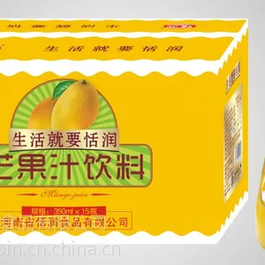 恬润350ml芒果汁|锥形瓶装350芒果汁厂家