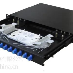 优质光缆终端盒 12/24芯1U抽拉式终端盒 光纤终端配线架厂家直销