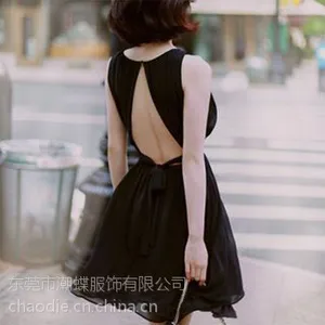 专业打版高端漏背连衣裙包工包料加工