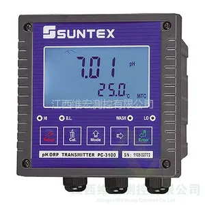 台湾上泰SUNTEX PC-3100 3100RS微电脑pH/ORP变送器/双输出 原装正品