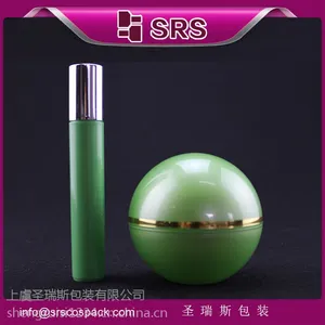 供应***优质亚克力球形膏霜瓶 护肤水滚珠瓶化妆品包装组合