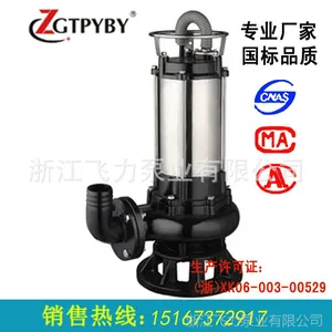 EP无堵塞潜水抽浆泵 优质进口款式 泥沙污水专用