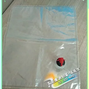 供应10升饮用水无菌盒中袋_15升带蝴蝶阀盒中袋_20升透明袋定制