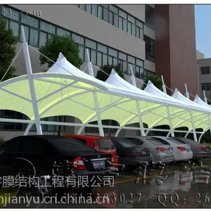 健宇膜结构工程保质保量,价格实惠(高端精美膜结构车棚设计)停车场 停车棚
