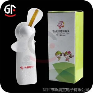 促销闪中文字led风扇 手持迷你闪英文字母风扇