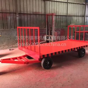 福建叉车专用平板车 带雨棚平板车 物流周转拖车定做