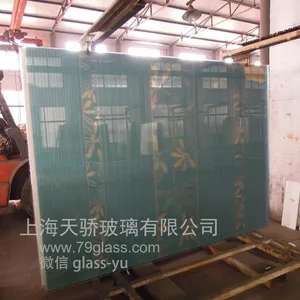 丝印玻璃/房间隔断/背景墙/电视墙钢化玻璃来样按图加工-上海天骄玻璃有限公司