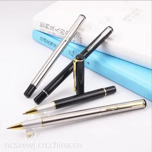 金属签字笔RP801***商务黑笔办公文具用品0.5笔芯中性笔 定制