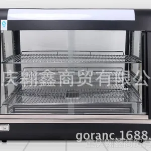 供应弧形保温展示柜 小型保温展示柜 面包店双层保温柜