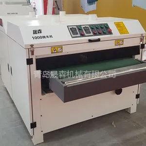 全自动异型砂光机 曲面打磨机 橱柜门板抛光机1000型 晟森机械