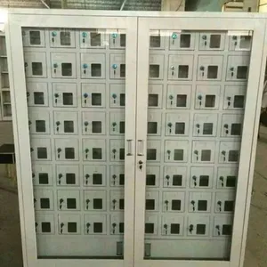 西安企业手机存放充电柜定做运鑫公司采用加厚钢制板材制造