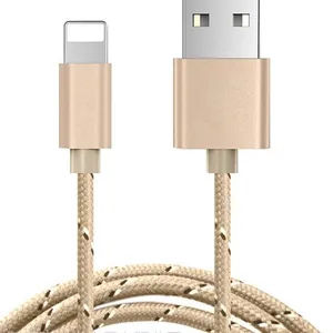 编织系列 1米手机数据线适用于苹果6/6s USB工厂批发品牌定制