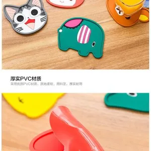 旭宏厂家直销软胶pvc杯垫 创意杯垫定制可来图咨询