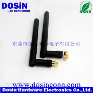 供应WIFI模块天线SMA母座 卡板式SMA射频连接器
