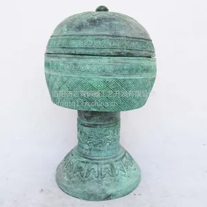 定制文庙孔庙寺庙青铜、纯铜礼器祭器、登、爵、罍、鼎等全套铜制品