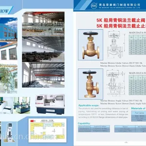 船用青铜法兰截止阀