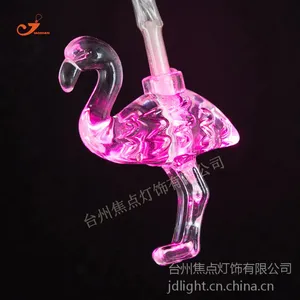 透明火烈鸟灯串 LED 装饰灯 韩风chic流行装饰灯 彩灯 火鹤节日灯