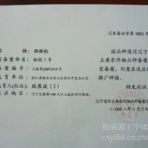 供应“桓优1号”软枣猕猴桃苗木。平均单果重22克,雌雄同株,品质上。