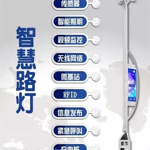 智慧灯杆|一键报警对讲|智慧城市智能灯杆带联网一键报警功能