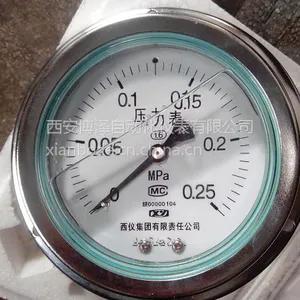 充油式压力表、YTFN-100不锈钢耐震304材质压力表(西仪、上自仪)
