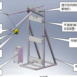 科翔专业制造电梯玻璃门及轿壁冲击试验装置