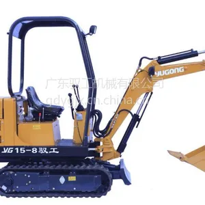 最小的农用挖掘机多少钱驭工YG15-8农用小挖机