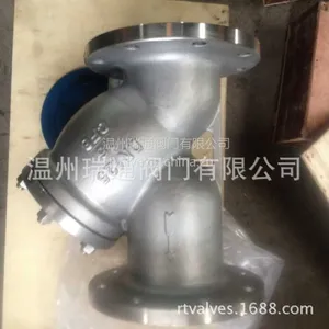 不锈钢国标法兰Y型过滤器