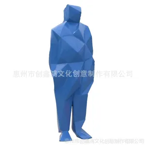 玻璃钢制品定做仿真造型人像雕塑 景观雕塑来图定做 创意产品