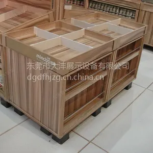 大沣货架-轻量级双面铁木结合托盘式带侧柜货架(DF-291)