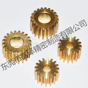供应深圳齿轮加工厂加工0.4模数铜齿轮,0.5模金属小齿轮0.65模齿轮加工厂