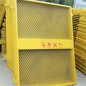 厂家供应 电梯防护门 建筑施工安防门 升降机安全门