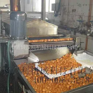 汉科供应6000型全自动油水混合油炸线
