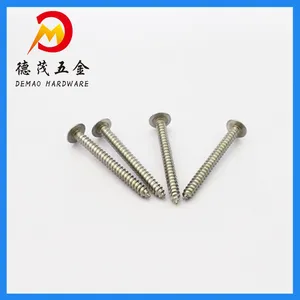 德茂货源 十字大扁头自攻钉 不锈钢大扁头自攻螺丝M4*12 大扁攻