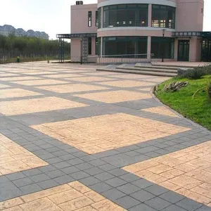 艺术压花地坪/彩色压花地坪/压模地坪材料价格厂家直销  P004
